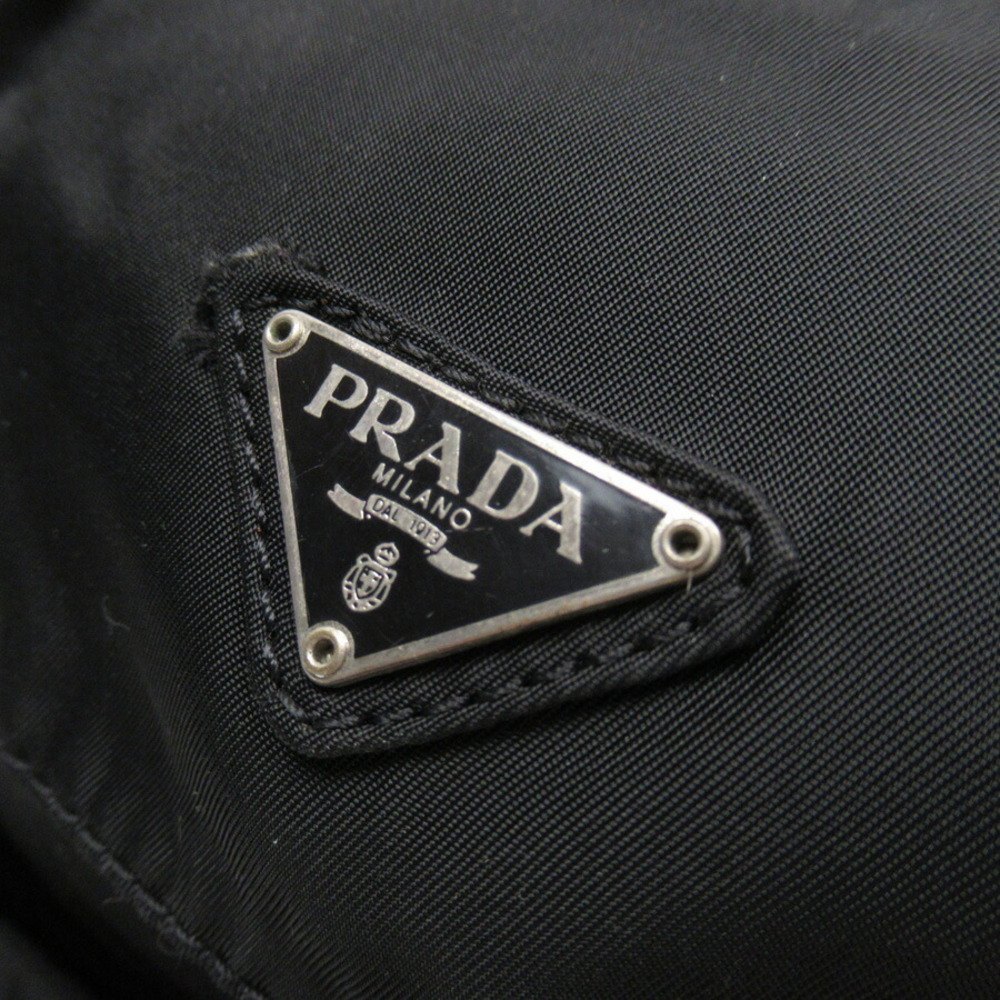 Prada Triangle Nylon Backpack Black - image 3
